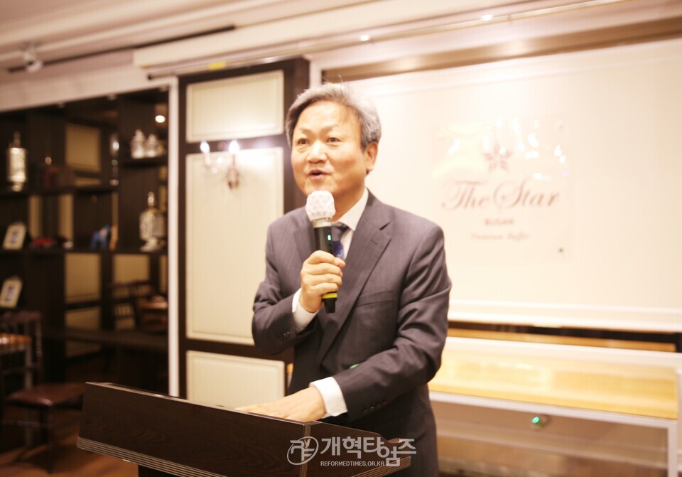 황재열 목사, 아들 결혼 예식 피로연 모습