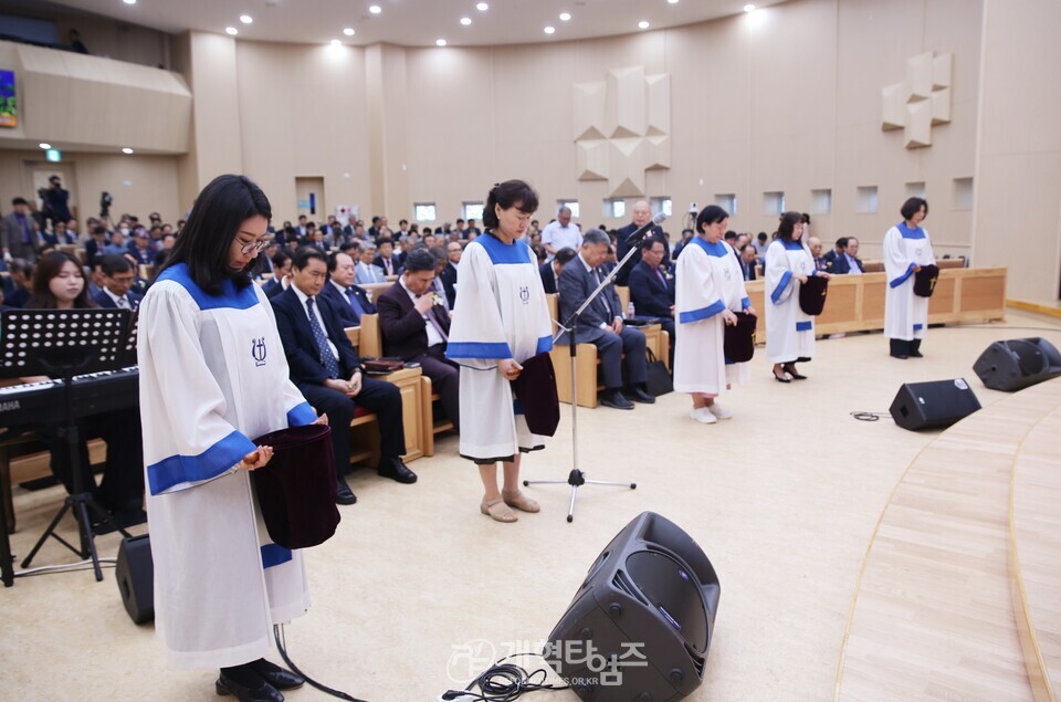 전국남전도회 제45회 정기총회 모습