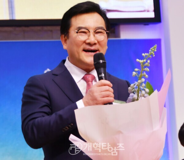 110회 총회 부총회장 정영교 목사 모습