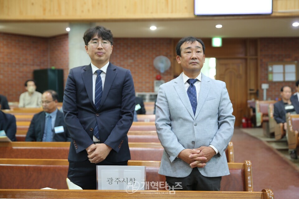 전라노회 제125회 제1차 임시회 모습