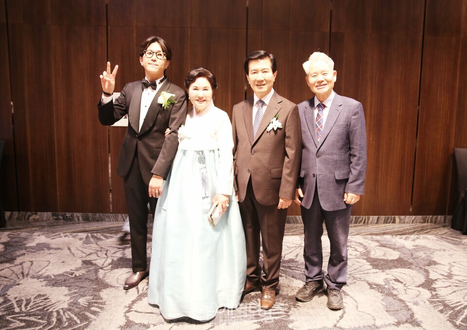전 총회 헌의부장 조영기 목사, 차남 결혼 예식 모습
