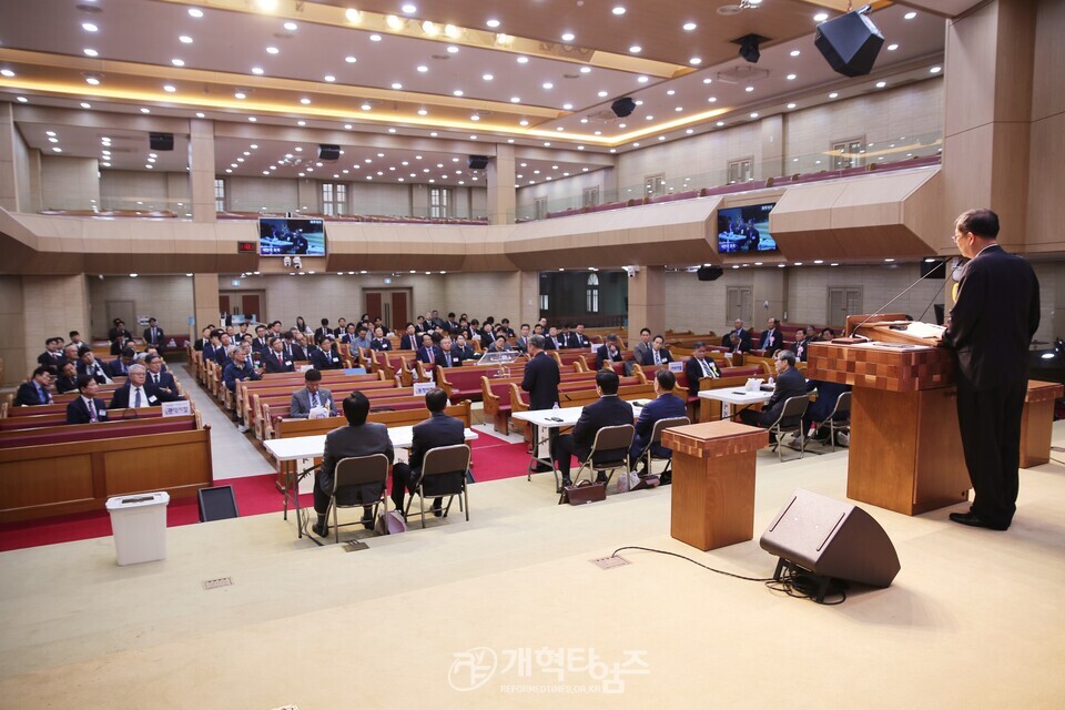 서울강남노회 제100회 정기회 모습