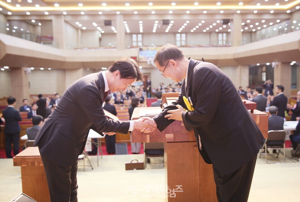 서울강남노회 제100회 정기회 모습