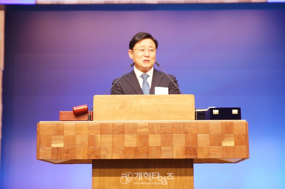 서울강남노회 제100회 정기회 모습