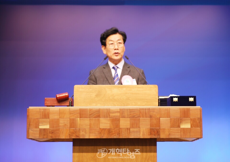 서울강남노회 제100회 정기회 모습