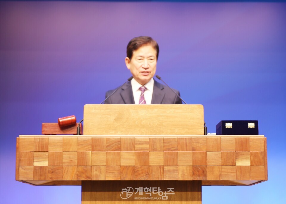 서울강남노회 제100회 정기회 모습
