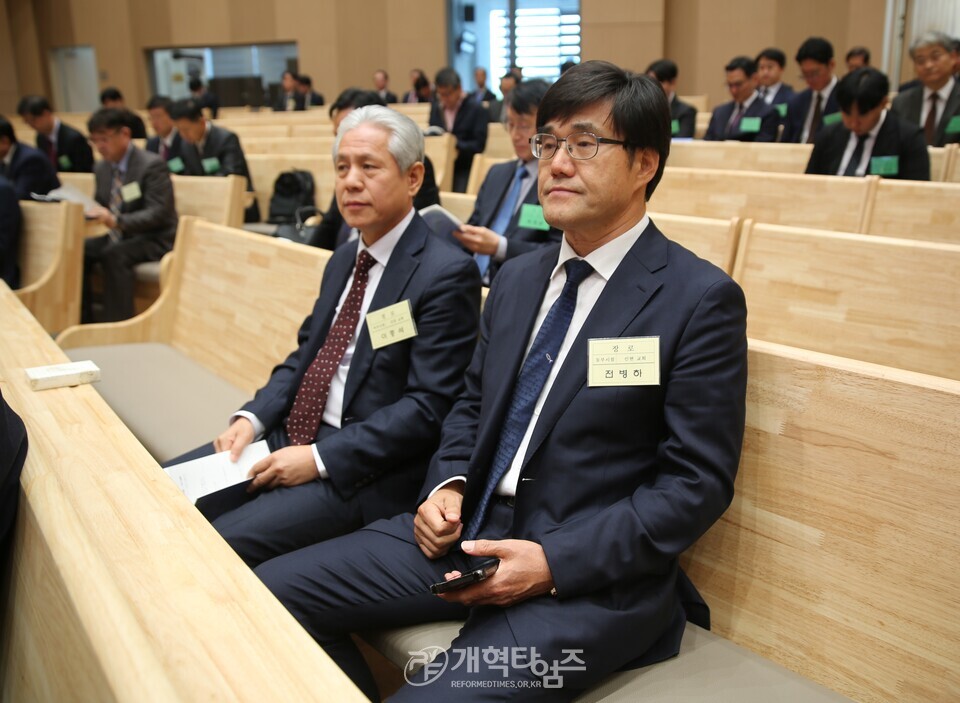 서울노회,「장봉생 목사 총회장 취임 감사 및 축하」모습