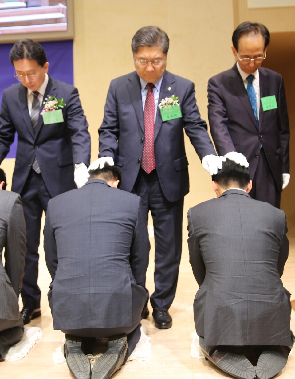서울노회,「장봉생 목사 총회장 취임 감사 및 축하」모습