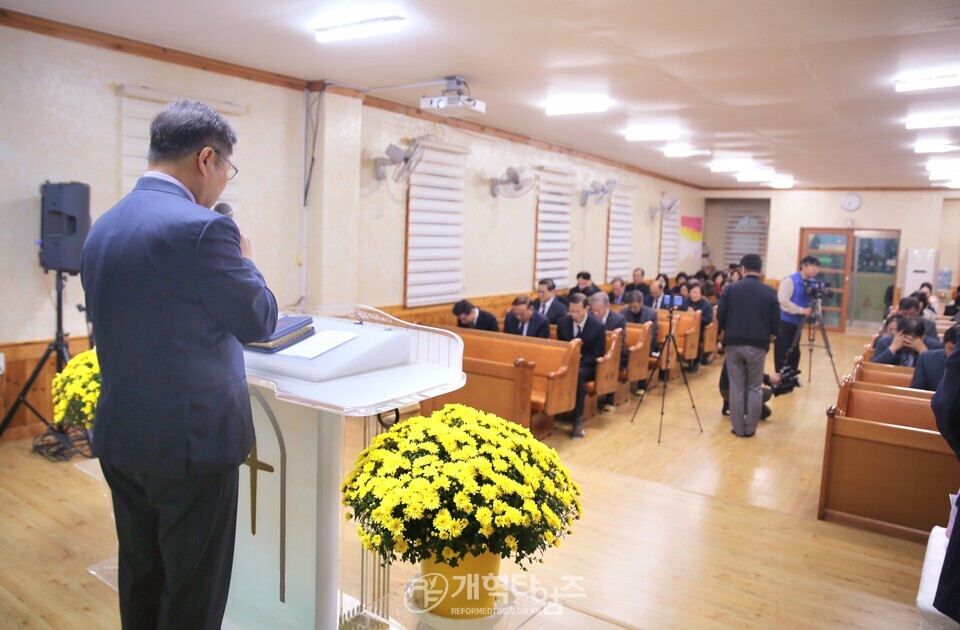 총회장 장봉생 목사, 강원노회 인제 부평교회 모습