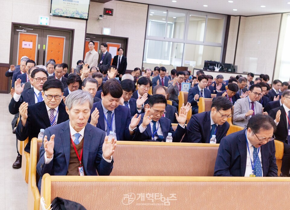 남서울노회 제100회 정기회 모습