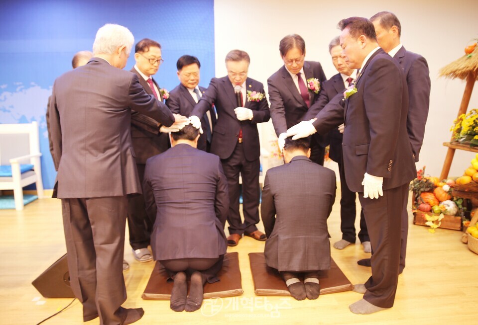 대명교회 설립 110주년 기념 은퇴 및 임직감사예배 모습