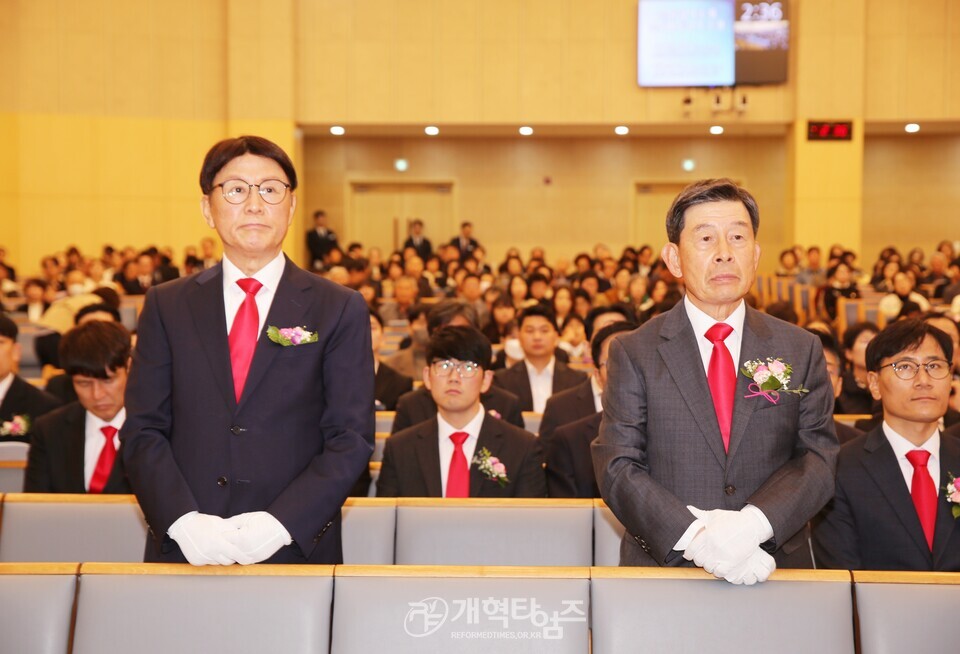 대명교회 설립 110주년 기념 은퇴 및 임직감사예배 모습