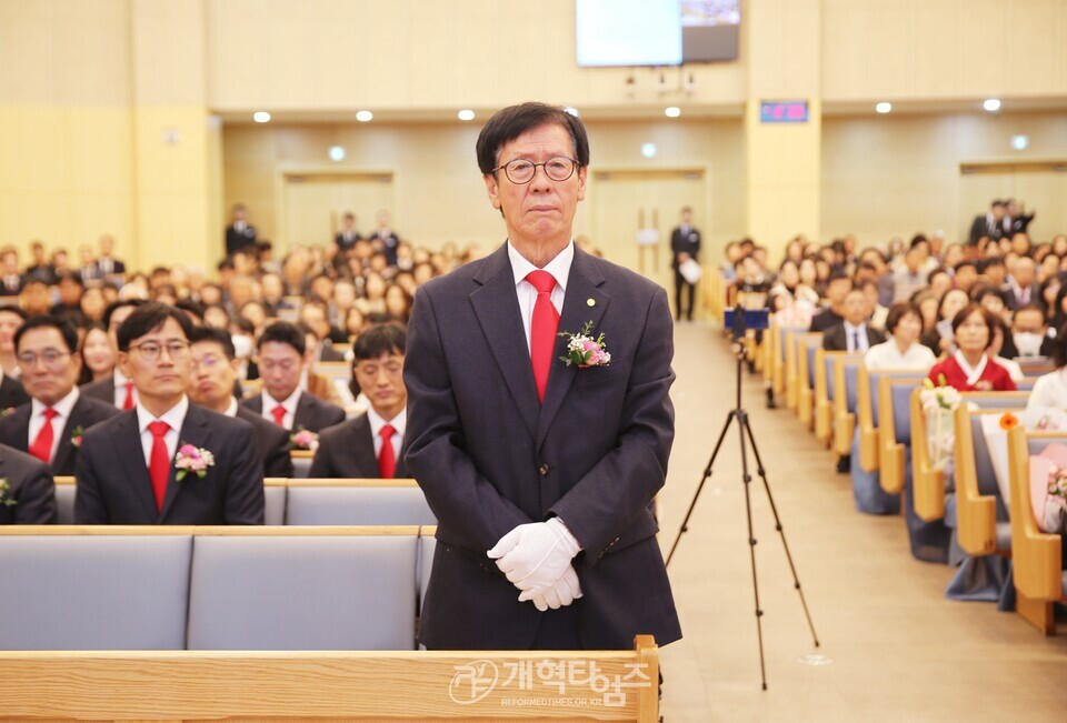대명교회 설립 110주년 기념 은퇴 및 임직감사예배 모습