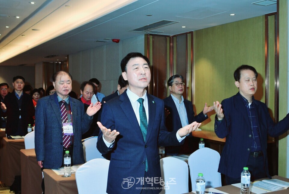 제12회기 서울ㆍ서북지역남전도회 임역원 수련회 모습