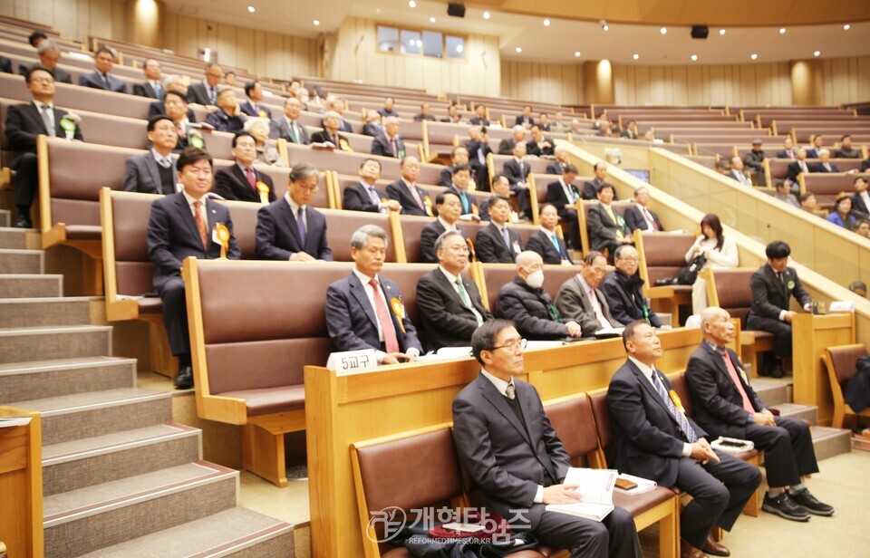 서울ㆍ서북지역장로회 제56회 정기총회 모습