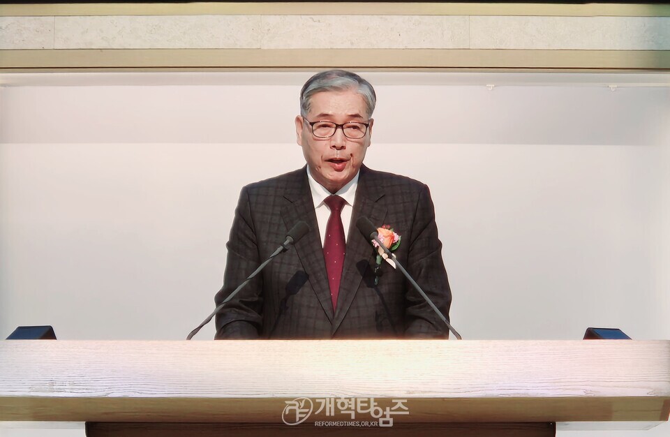 10기독신문사,「기독신문 창간 60주년 기념 감사예배」모습