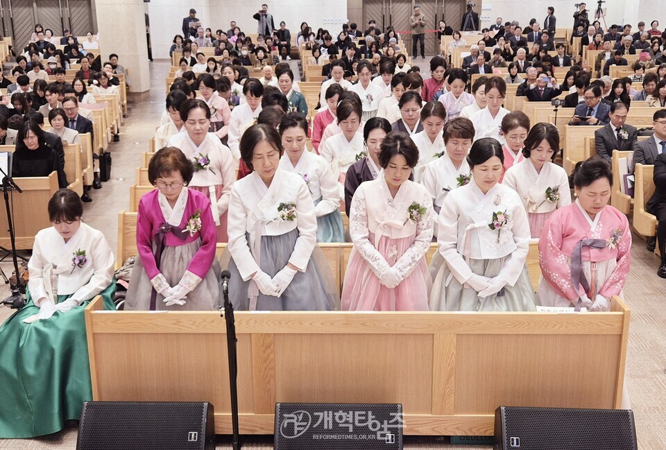 혜림교회, 임직 및 은퇴 감사예배 모습