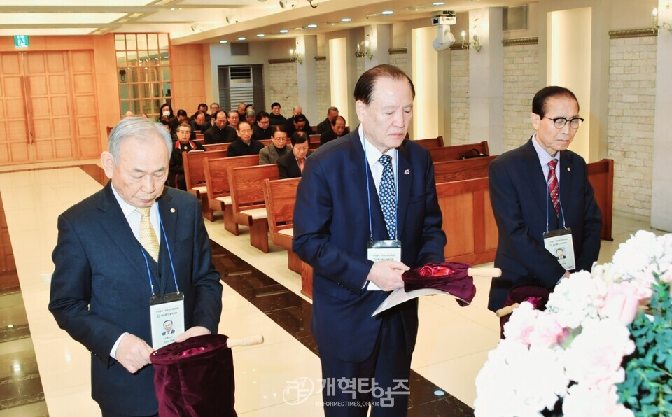 전국원로ㆍ은퇴장로회, 제33회기 11월 월례회ㆍ임원회 모습