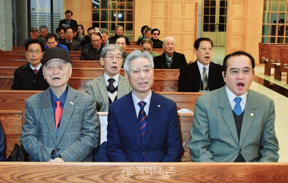 전국원로ㆍ은퇴장로회, 제33회기 11월 월례회ㆍ임원회 모습