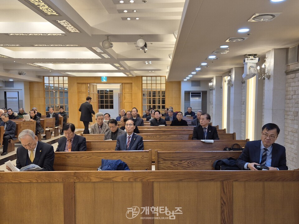 전국원로ㆍ은퇴장로회, 제33회기 11월 월례회ㆍ임원회 모습