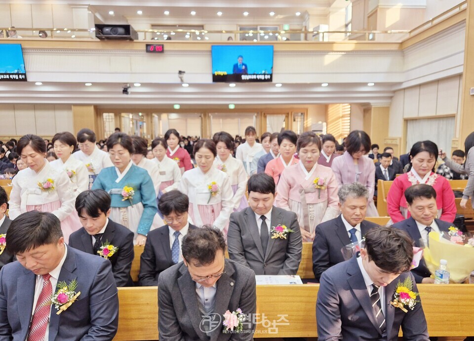 중앙장로교회, 제14회 추대 및 임직, 은퇴 감사예배 모습