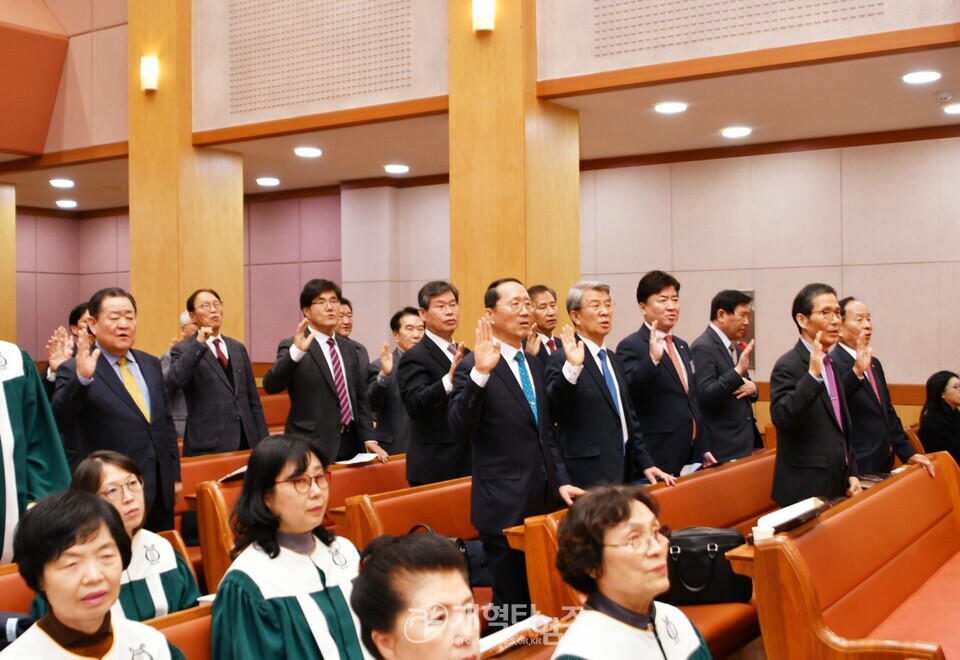서울ㆍ서북지역남전도회, 해외 교회 건축을 위한 제1차 순회헌신예배 모습