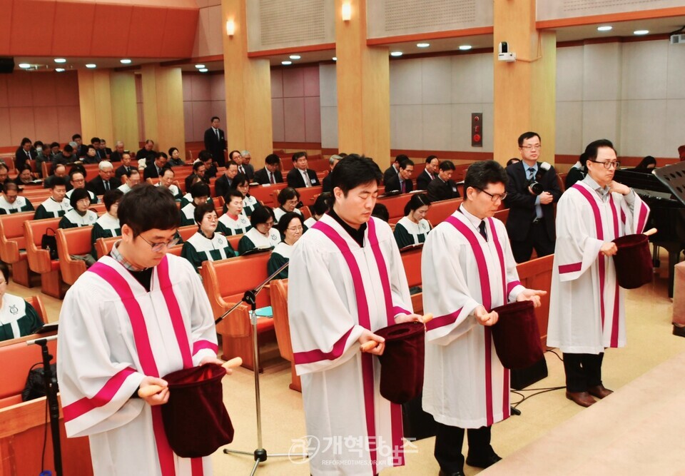 서울ㆍ서북지역남전도회, 해외 교회 건축을 위한 제1차 순회헌신예배 모습