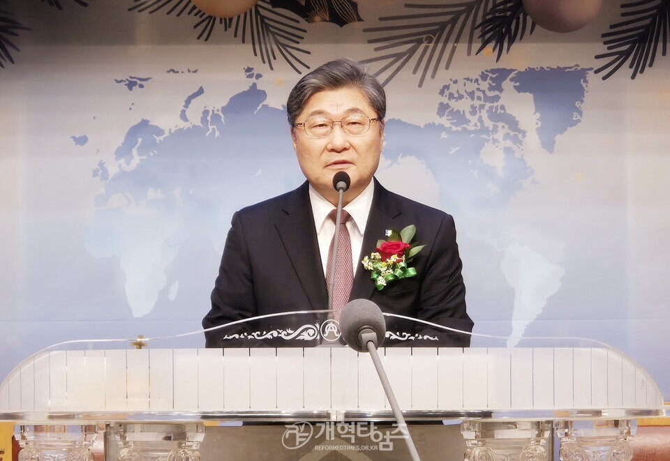 경기총, 제38회 정기총회 및 대표총회장 이ㆍ취임 감사예배 모습