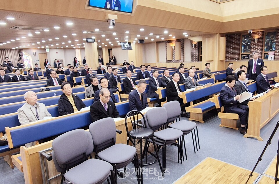 경기총, 제38회 정기총회 및 대표총회장 이ㆍ취임 감사예배 모습