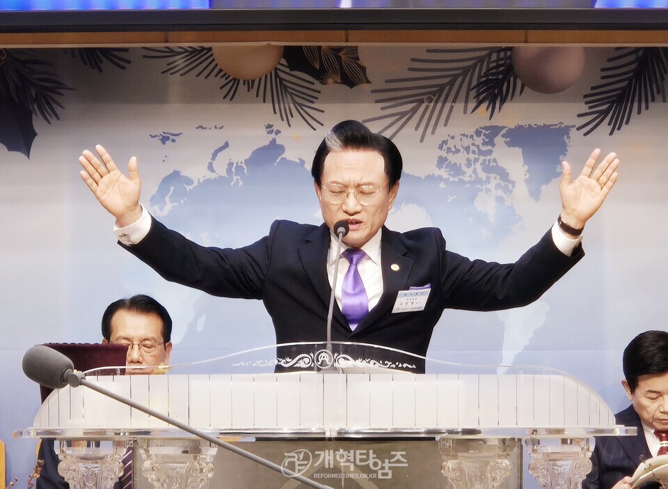 경기총, 제38회 정기총회 및 대표총회장 이ㆍ취임 감사예배 모습