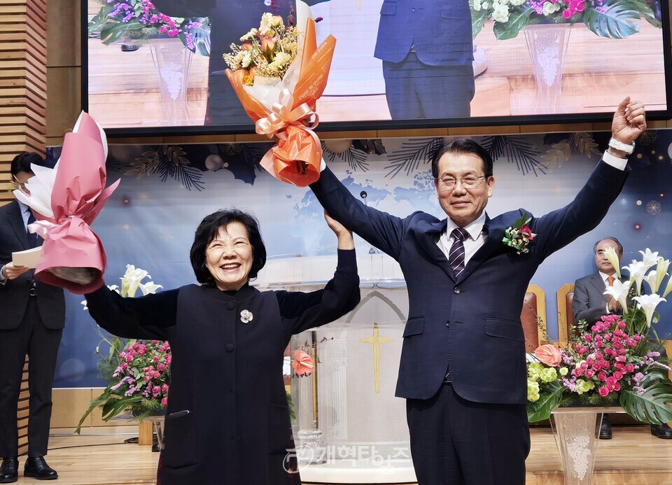 경기총, 제38회 정기총회 및 대표총회장 이ㆍ취임 감사예배 모습