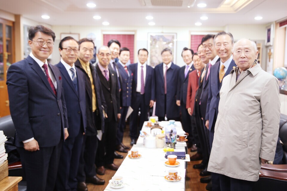 경기총, 제38회 정기총회 및 대표총회장 이ㆍ취임 감사예배 모습