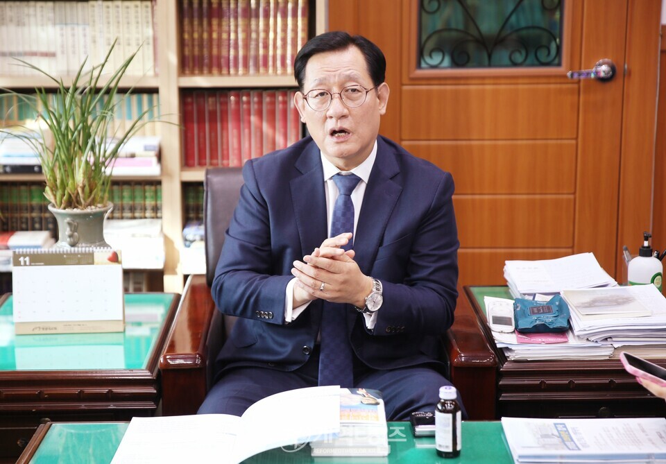 영광대교회,「교회 설립 120주년 감사 직분자 은퇴 및 임직식」모습