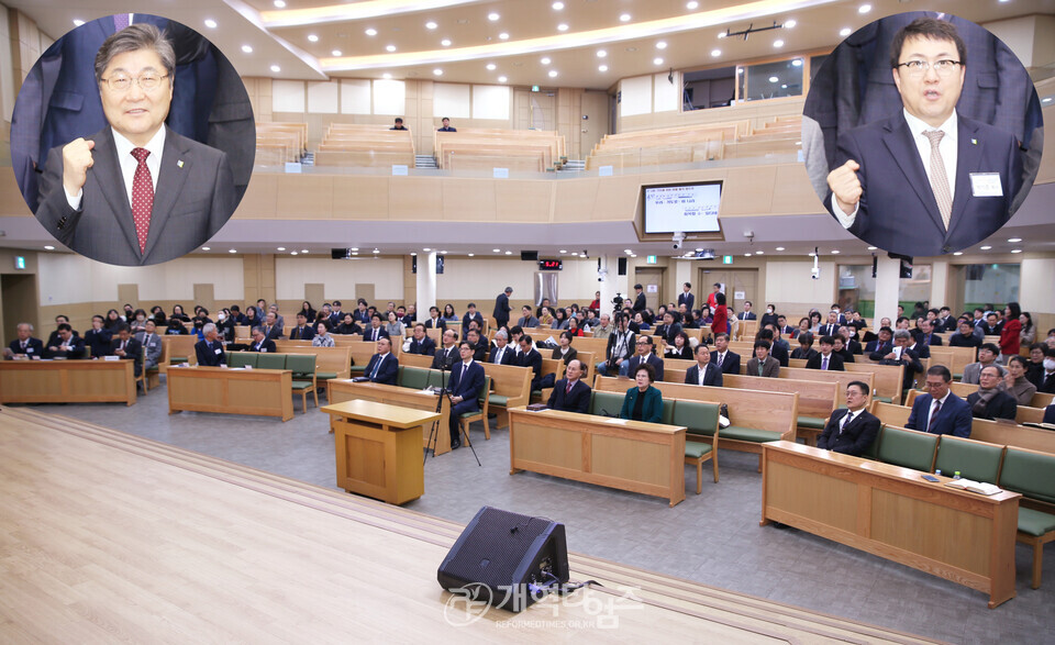 총회 기도와 전도운동본부 출범식 및 서울노회기도회 모습