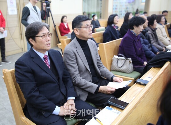 총회 기도와 전도운동본부 출범식 및 서울노회기도회 모습