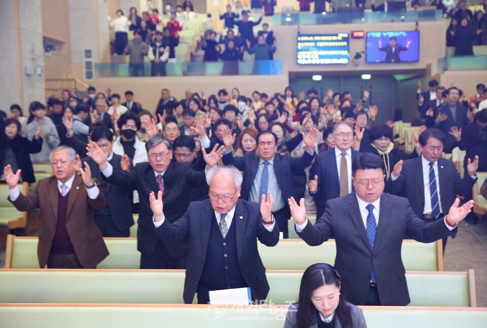 기도와 전도운동본부, 영남권역과 대경노회 연합기도회 모습