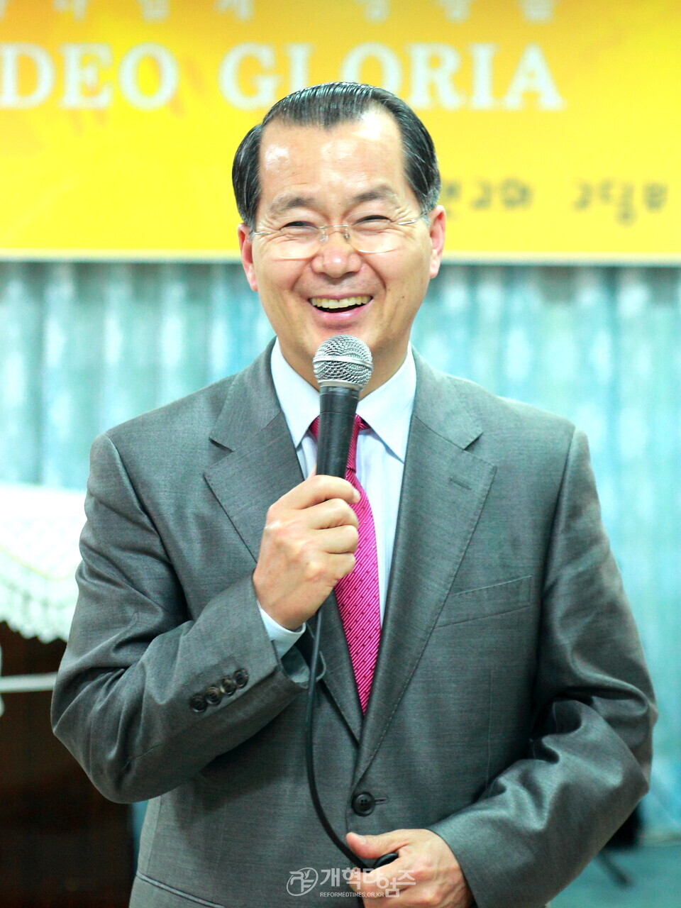 광신대 신임 총장 박은식 목사 모습