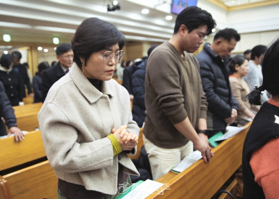 기도와 전도운동본부, 광주권역 연합기도회 모습