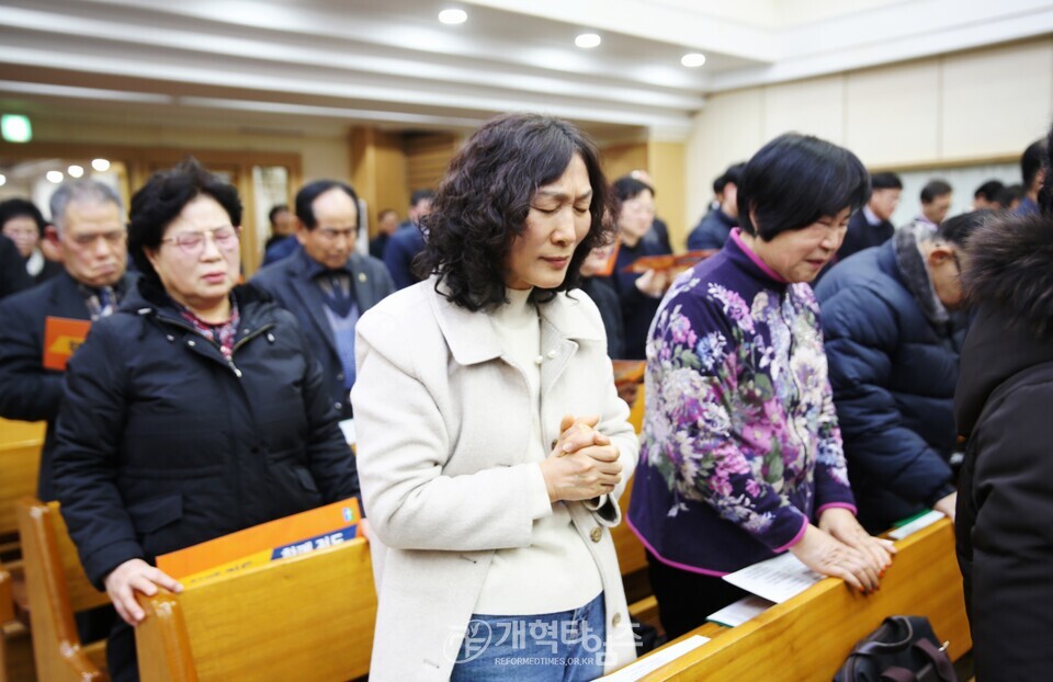 기도와 전도운동본부, 광주권역 연합기도회 모습