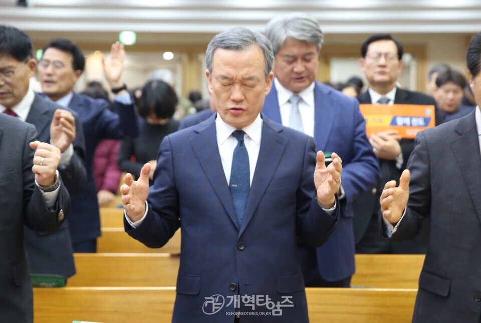 기도와 전도운동본부, 광주권역 연합기도회 모습