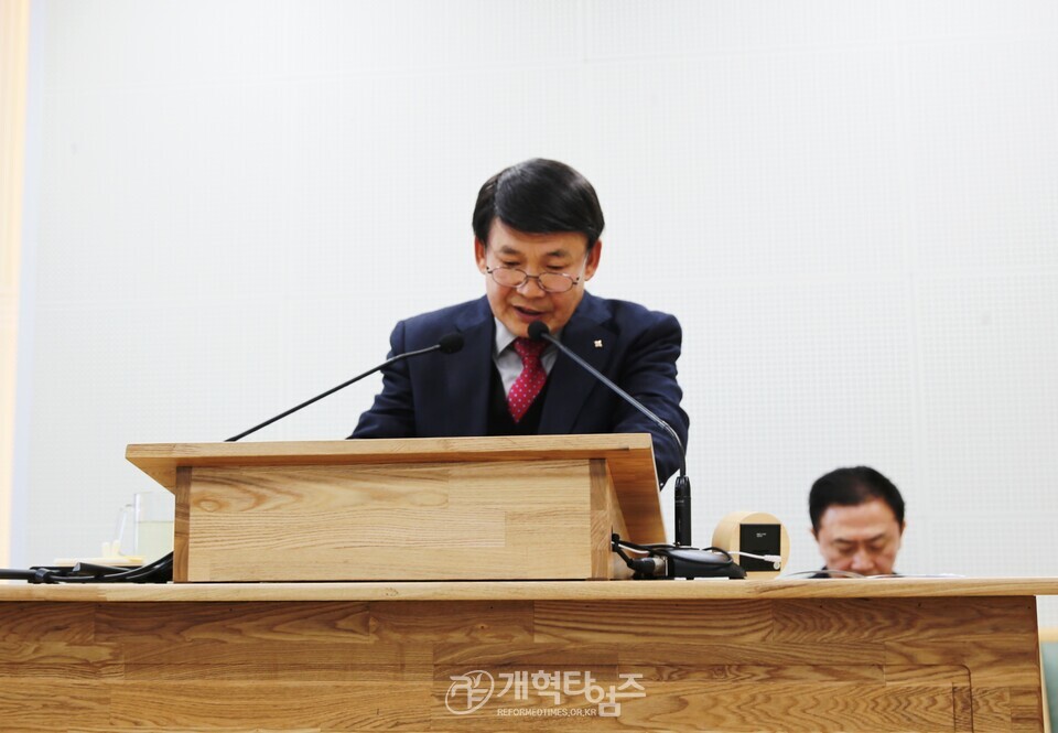 총회 기도와전도운동본부, 의산노회 신년하례회 및 기도회 모습