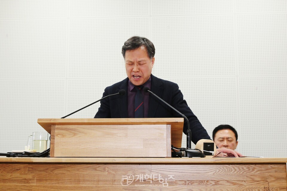 총회 기도와전도운동본부, 의산노회 신년하례회 및 기도회 모습