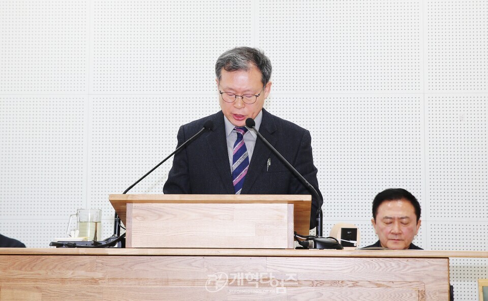 총회 기도와전도운동본부, 의산노회 신년하례회 및 기도회 모습