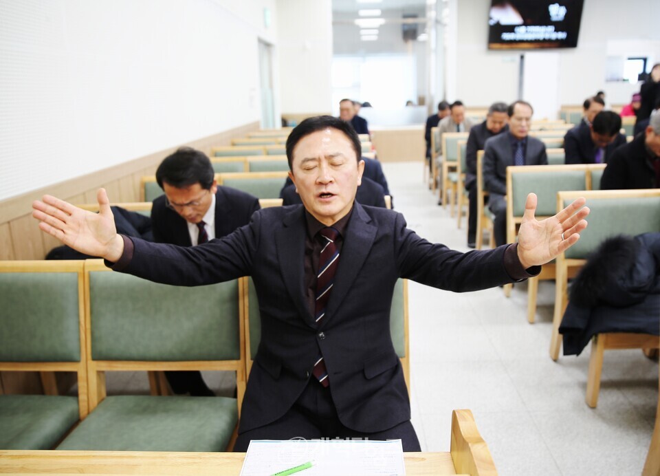 총회 기도와전도운동본부, 의산노회 신년하례회 및 기도회 모습