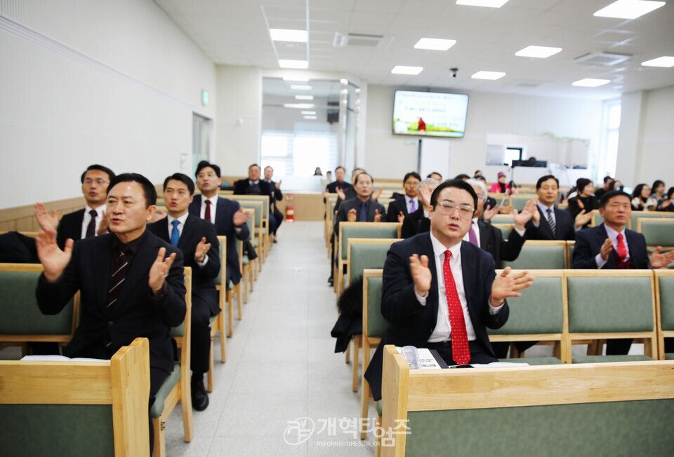 총회 기도와전도운동본부, 의산노회 신년하례회 및 기도회 모습