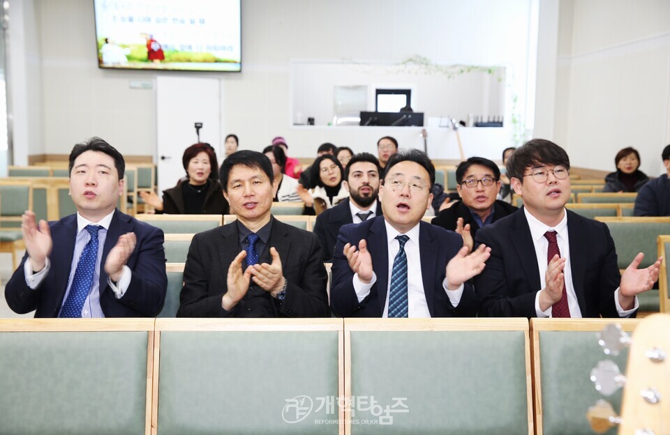 총회 기도와전도운동본부, 의산노회 신년하례회 및 기도회 모습