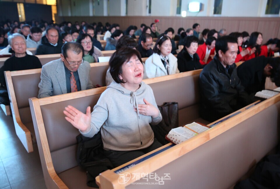 총회 기도와 전도운동본부, 중부지역과 대전중앙노회 연합기도회 모습