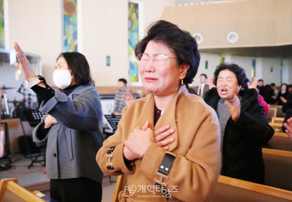 총회 기도와 전도운동본부, 중부지역과 대전중앙노회 연합기도회 모습