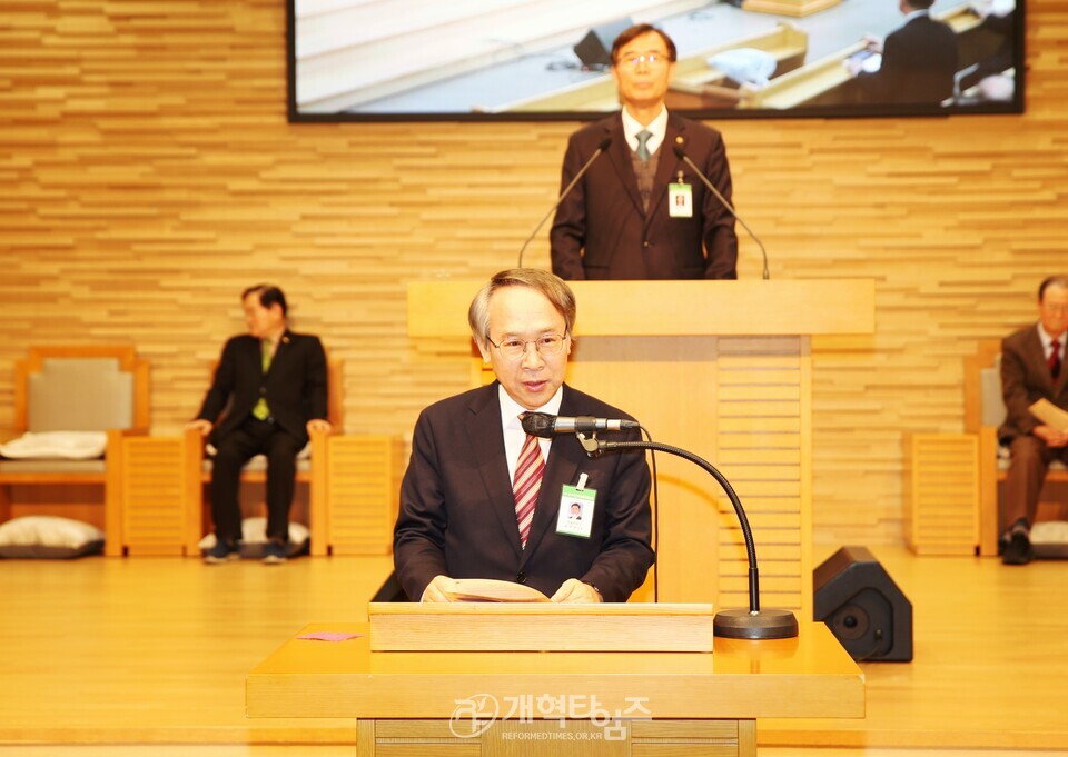 전국장로회, 제55회기 「실행위원회 및 신년기도회」 모습