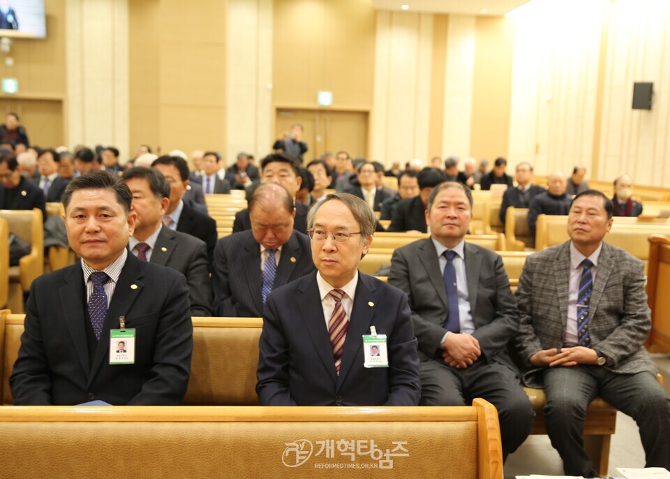 전국장로회, 제55회기 「실행위원회 및 신년기도회」 모습